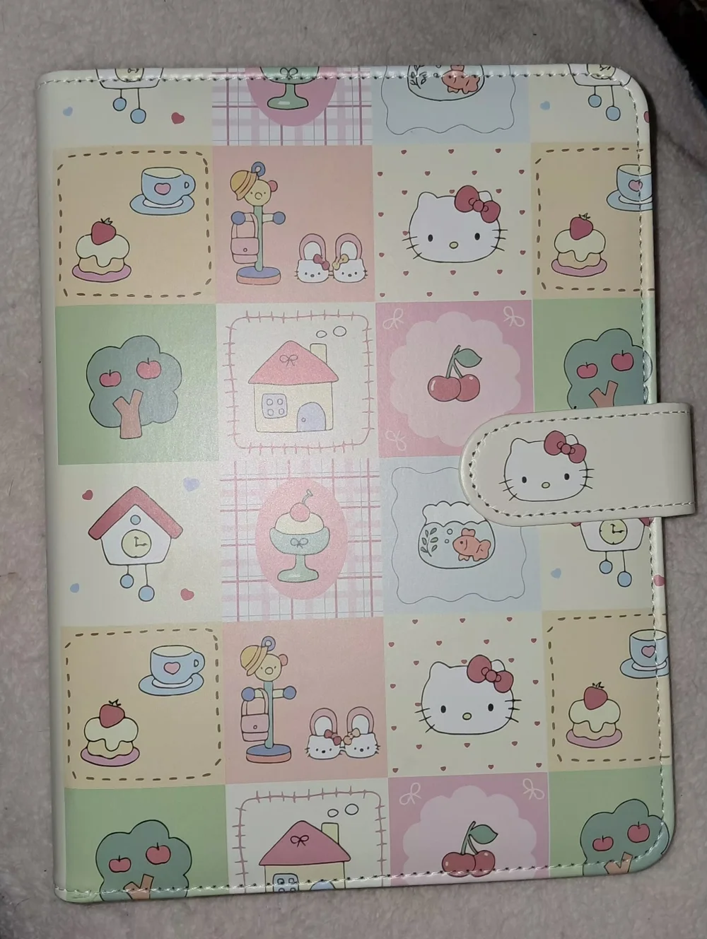 New! Hello Kitty A5 Soft Cover Bonder Notebook